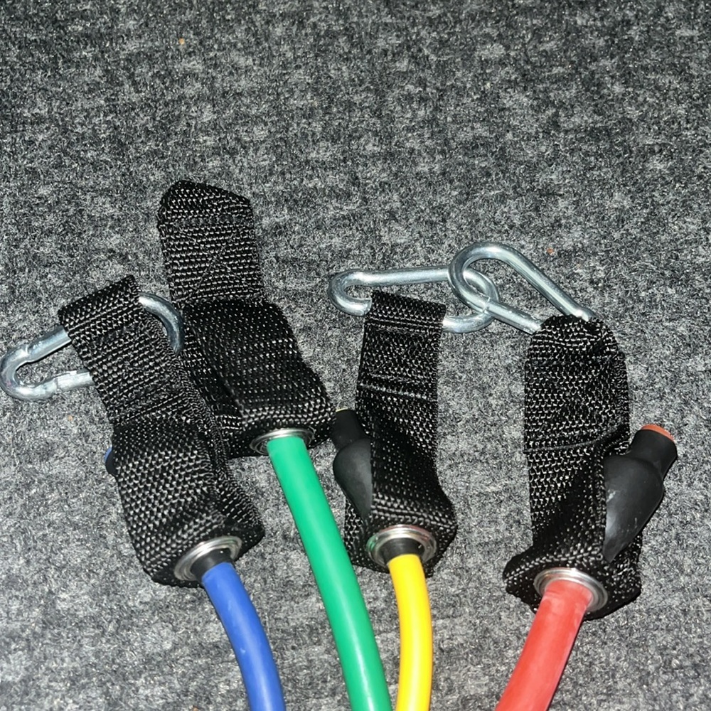 New Open Box unbreakable Resistance Bands Set Fitness Insanity . - Picture 13 of 16